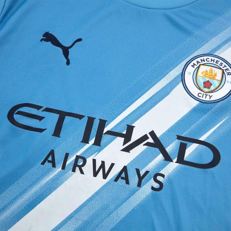 PUMA Men's Manchester City Home Fan Jersey Short Sleeve T-Shirt