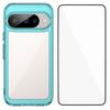 For Google Pixel 10 Phone Case WANLONFENG XC Series TPU Acrylic Cover with Tempered Glass (Big Lens Hole)