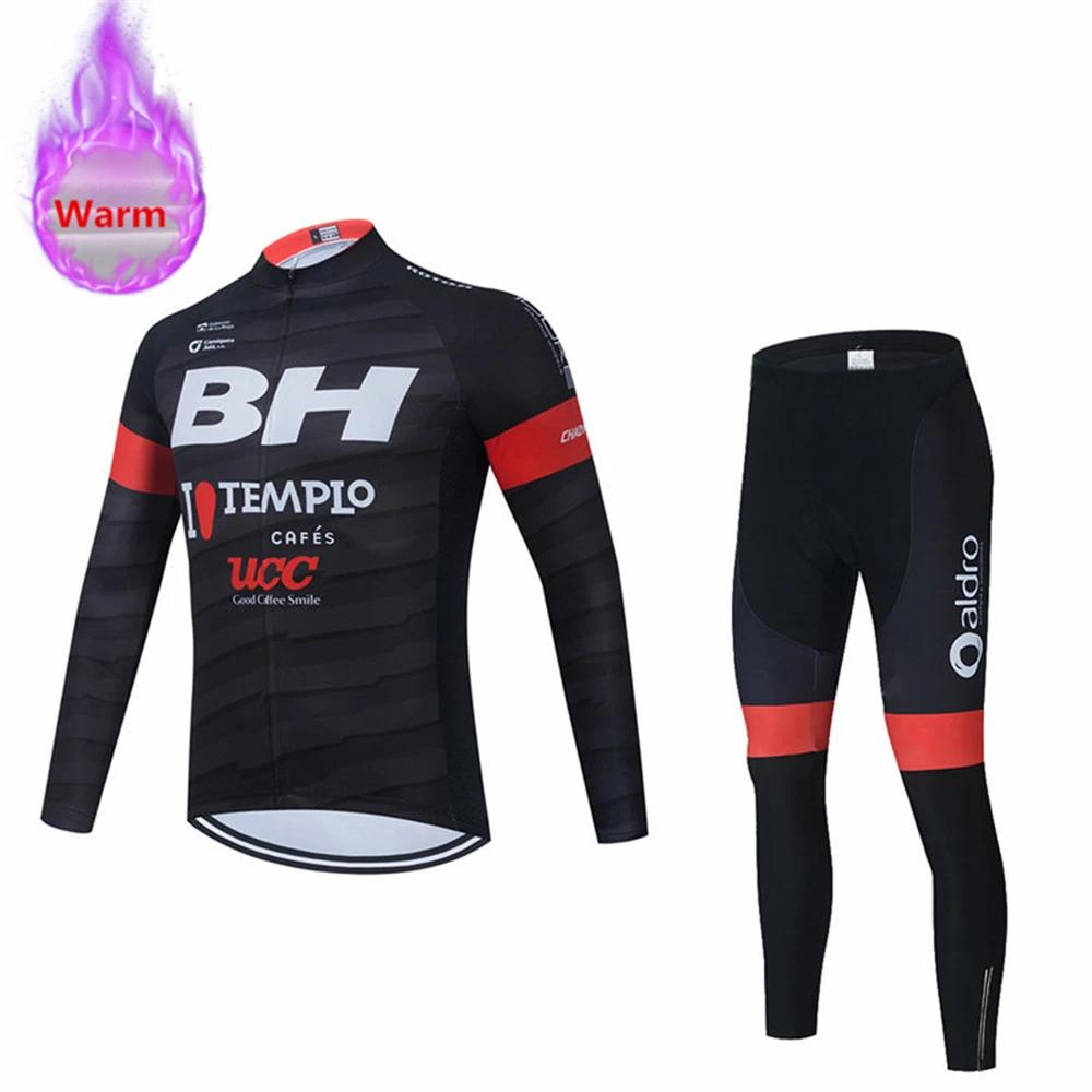 2026 Winter Fleece Cycling Jersey Set Mountian Bicycle Clothes Wear Ropa Ciclismo Racing BH Bike Clothing Maillot Ciclismo Hombre