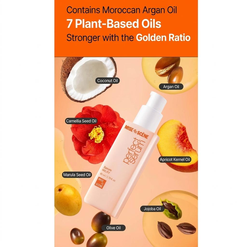 Mise En Scene Perfect Cream Essence 80ml (Haar Multi-Creme-Essenz) (3 Optionen}