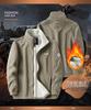 Men's Double-Sided Polar Fleece Hoodie Jacket 8789 - New Autumn/Winter Casual Cardigan