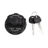 Fuel Tank Filler Cap Cars Fuel Cap with 2 Keys Lockable Locking Fuel Tank Cap