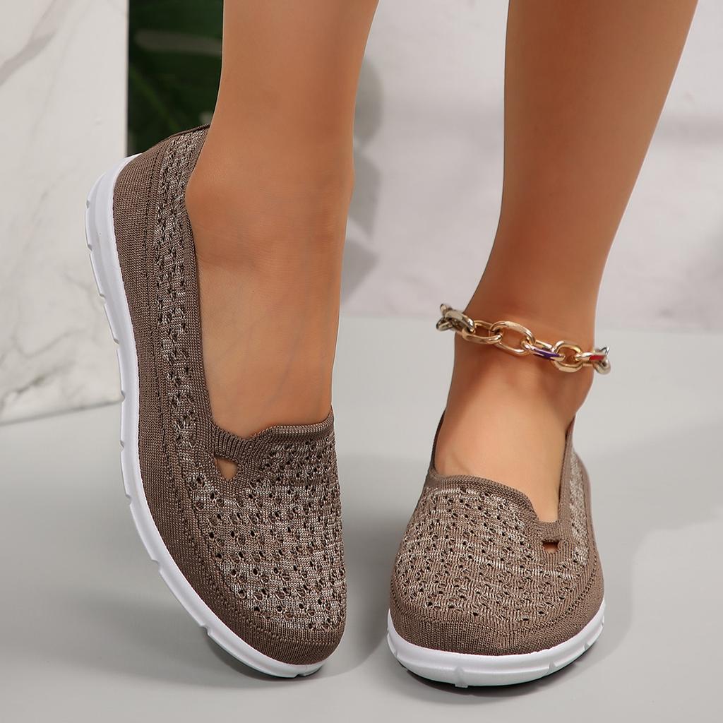 Summer 2025 New Breathable Soft-soled Flats Shoes Retro Women Shoes Fashion Round Head Women Shoes Fashion Shallow Flat Shoes