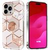 Protective Case - Booling - for Iphone 15 Pro - Soft - Silicone - Pink Color - Rotating