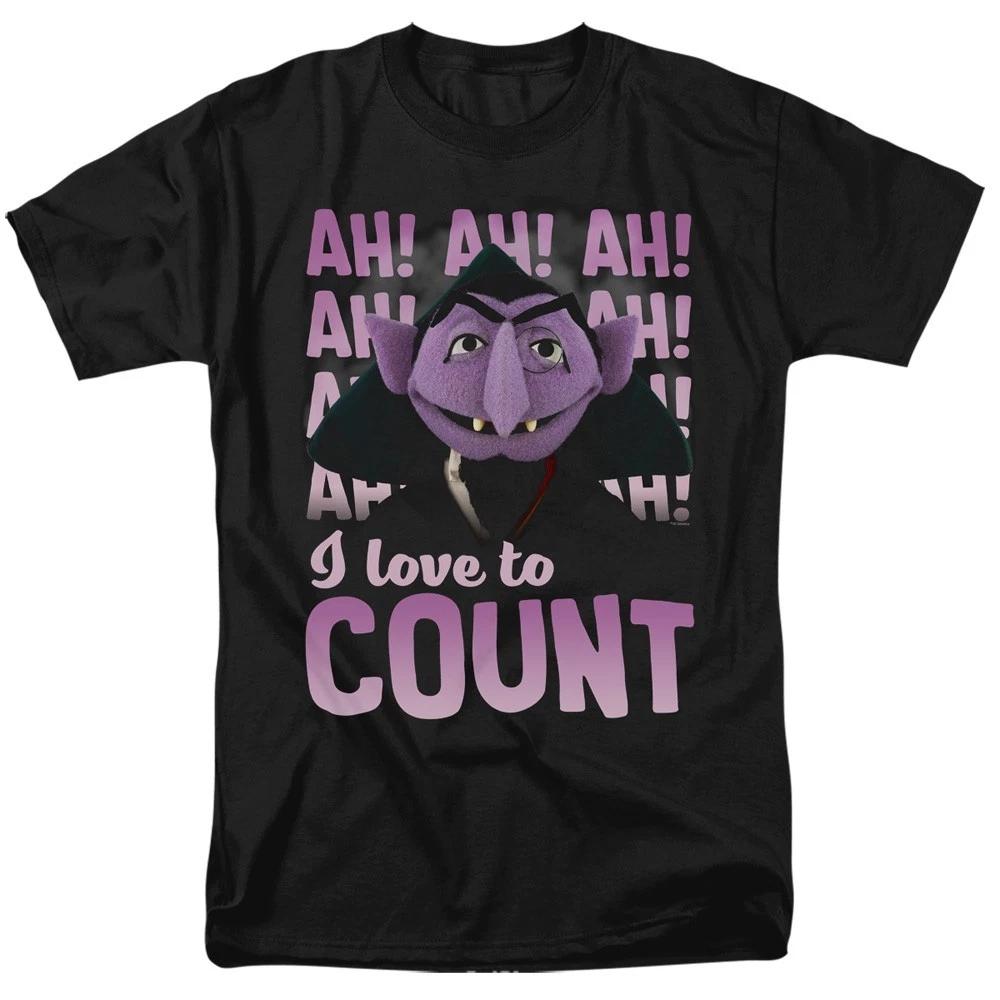 Sesame Street The Count Ah Ah Ah Men’s T-Shirt S-5XL Officially Licensed Tee L