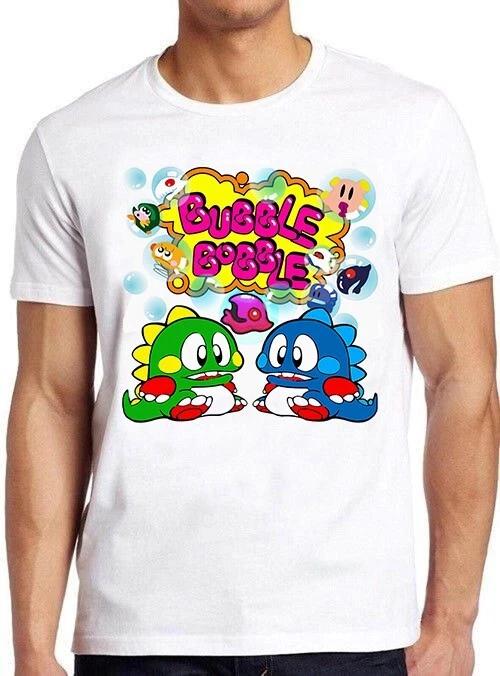 Bubble Bobble Game Amiga Online Gaming Meme Unisex Funny Gift Tee T Shirt 1040 XXL
