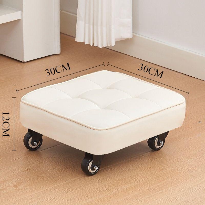 

Shoe Changing Stool with Wheels Removable Portable Children s Stool Luxury Creative Footrest Home Entrance Footstool Furniture белый