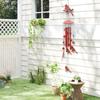 Bird Wind Chime Outdoor Hanging Decor Aluminum Tube Metal Bird WindChimes for Home Patio Tree Garden Porch Yard Decorations