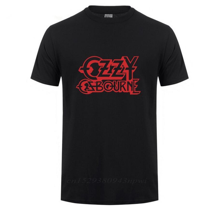 2024 Summer Ozzy Osbourne T Shirts Printed Men Brand Hip Hop Short Sleeve Tshirt Custom Printed Punk Rock Custom Tshirt