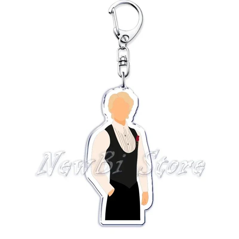 Coriolanus Snow I Can Fix Him Key Chain Keychains Hunger Games Tom Blyth Ring for Accessories Bag Pendant Keyring Jewelry Gifts