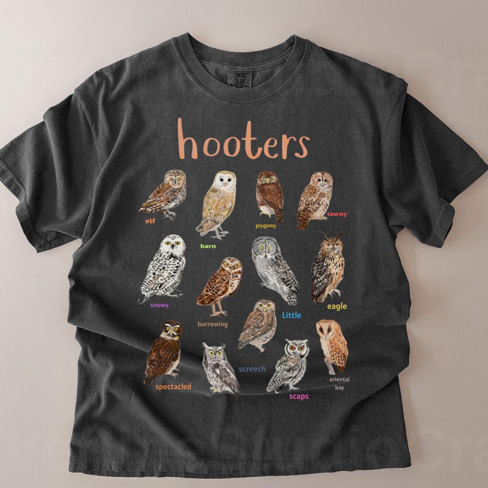 Owl Vintage 90s T-Shirt , Owl Lovers Shirt, Cute Owl Tee, Birding Nature Graphic Shirt, Forest Wildlife Bird Tee, Animal Lover Gift L
