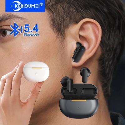 Bluetooth 5.4 Earphones In Ear Wireless Earbuds HiFi Stereo Sound Noise Reduction Waterproof Headphones Business Sports Headsets