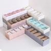 Household Storage Basket 5 Grids Underwear Socks Storage Box Plastic Drawer Closet Organize Sorting Boxs Divider Desk Accessory