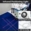 Red/Green Laser Positioning Light Portable Magnetic Position Quilt Light Line/Cross/Dot USB Work Light Sewing Machine Accessory