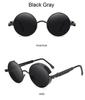 Vintage Round Steampunk Sunglasses Man Woman Retro Shades Candy Colors Mirror Sun Glasses Fashion Gothic Driver