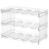 6/10 Bottle Holders Wine Rack Kitchen Water Bottle Red Wine Shelf Cup Storage Shelf Pantry Bar Display Organizer Stand Rack
