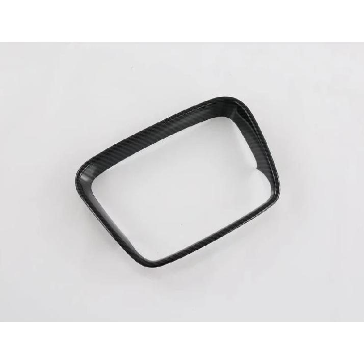 For Mini Clubman F54   Car Accessories ABS Chrome Air Conditioner Switch Cover Frame Carbon fiber style