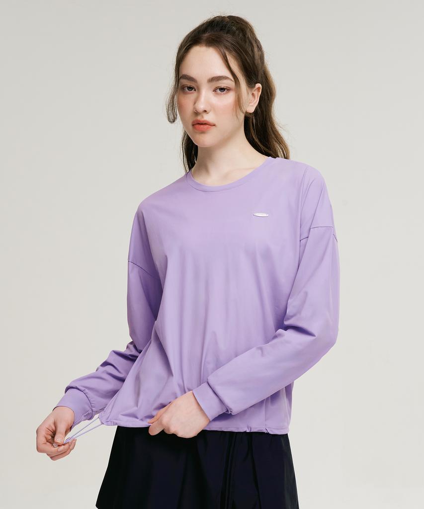 Leijibi Air Pastel String Loose Fit W Long Sleeve Rash Guard (4 Colors)