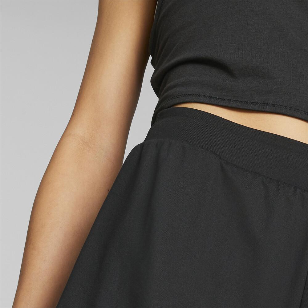 Puma Yoga Series Solid Color Casual Mid-Rise Sports Shorts Women Shorts Black 523175-01