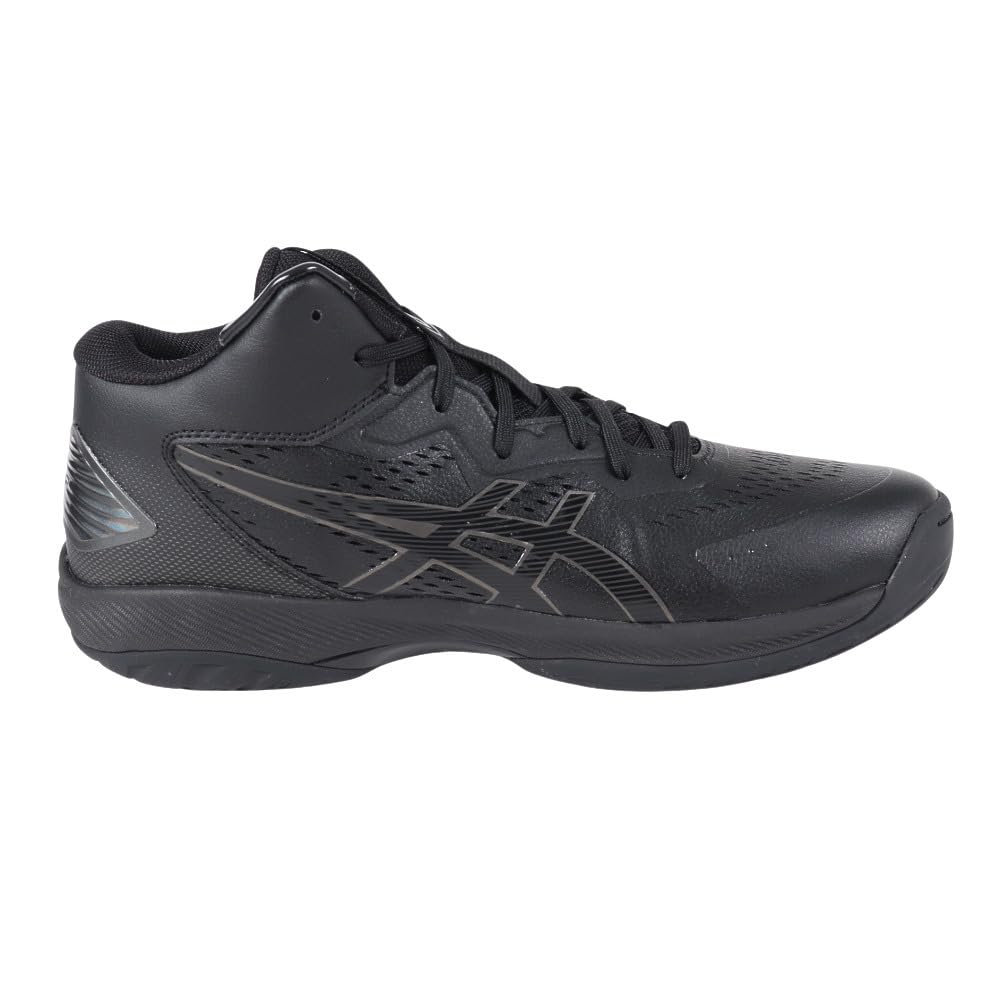 ASICS GELHOOP V15 XS Wide Lightweight Basketball Size Shoes, Black, 23.5, Men's, 1063A088.001