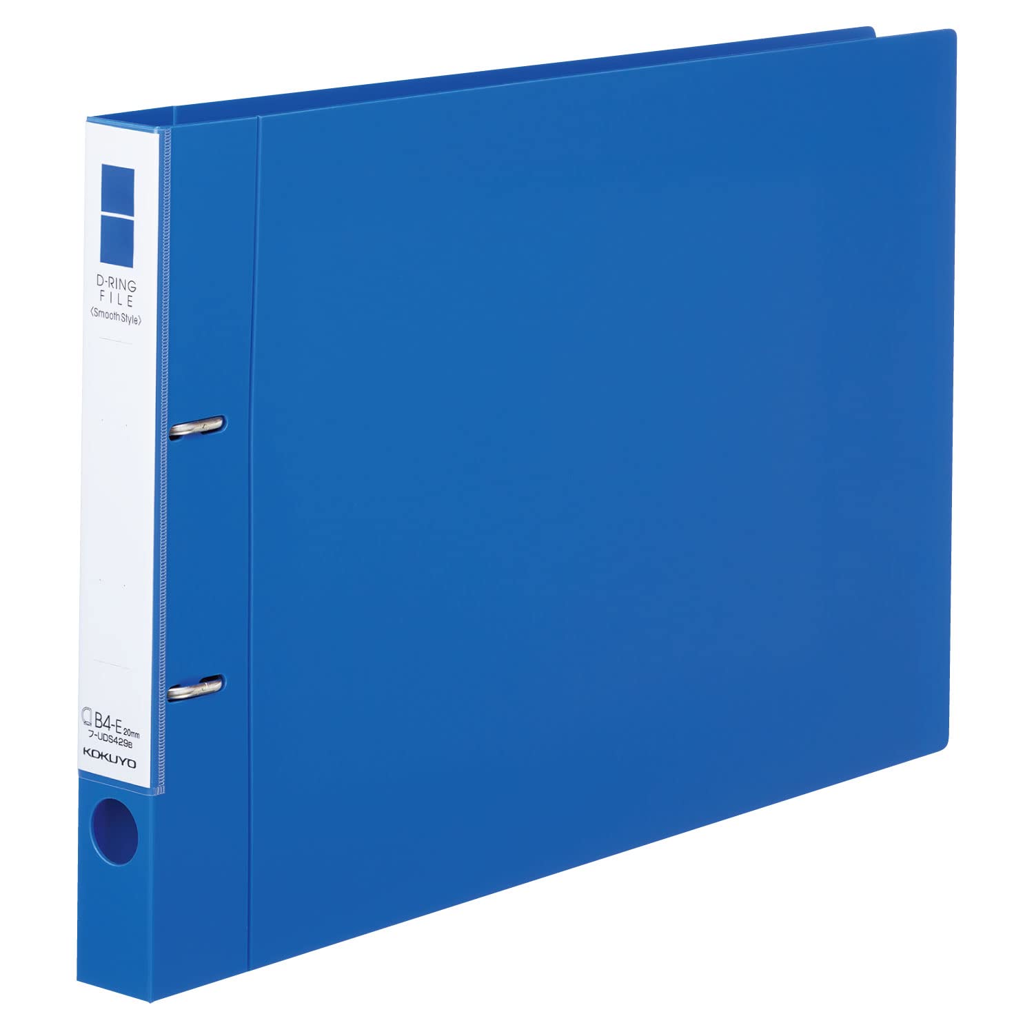 KOKUYO Smooth Horizontal Holds 200 D-Ring File, Style, B4, E-Shaped, Sheets, Blue, F-UDS429B синий