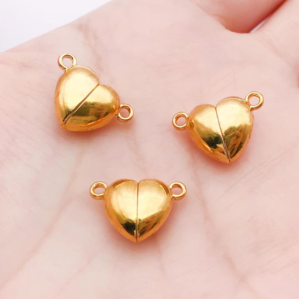Magnetic Clasps Set: Heart, Cylinder, Sphere - 20 Styles for DIY Jewelry