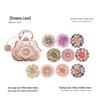 MòMò Brilliant Flowing Light Sticker Pack: 20 Irregular Retro Journal Decoration Sheets, 6 Designs.