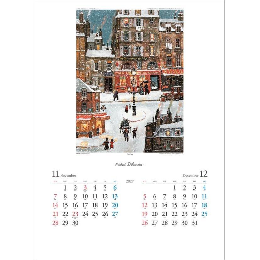 Todan Michel Delacroix 2027 Wall Calendar CL27-1052