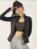 Outdoor sports yoga clothes, duck down jackets, women's short young thin slim-fitting backing liner, autumn and winter