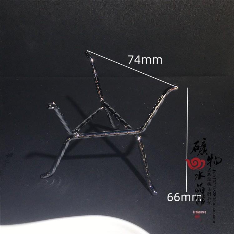 Crystal Stone Metal Bracket Alloy Display Shelf Decor