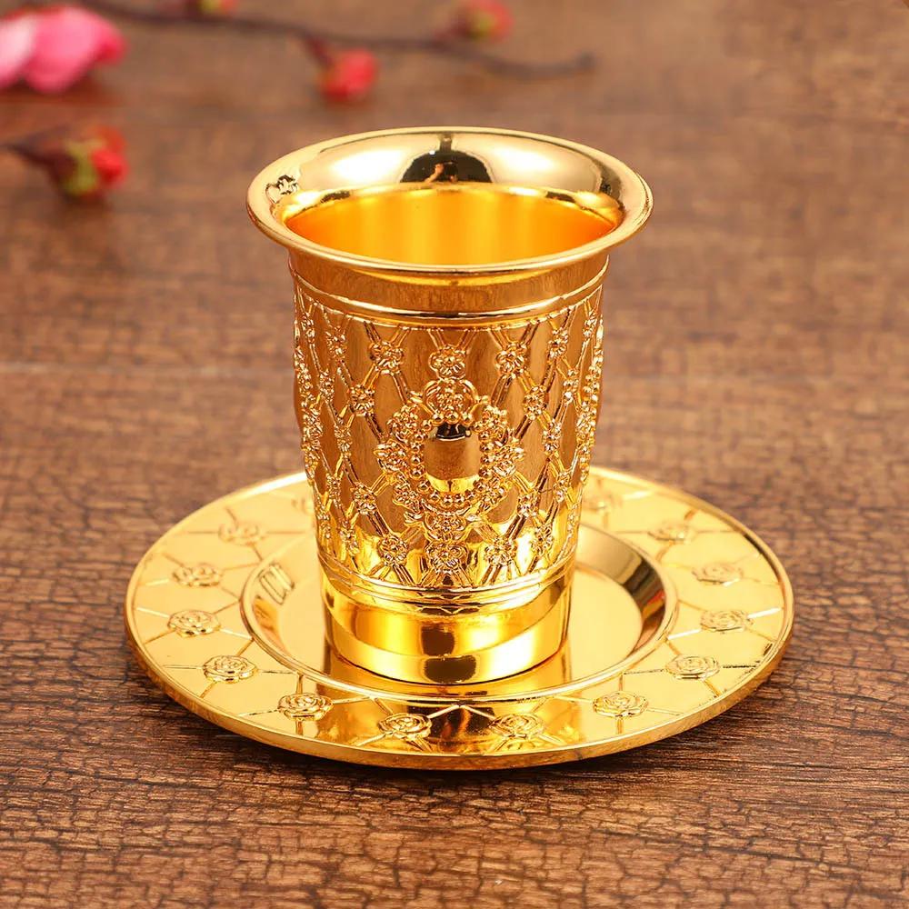 Silver Plated Kiddush Cup Nickel Plated Wine Cup With Saucer Je Shabbos Goblet Passover For Havdalah Passover Gift