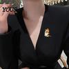 Cat Shape Brooch Cartoon Pin for Clothing, Enamel Kitten Alloy Badge Clothing Accessories Pin, Backpacks Hats Scarves Decorative Accessory,
