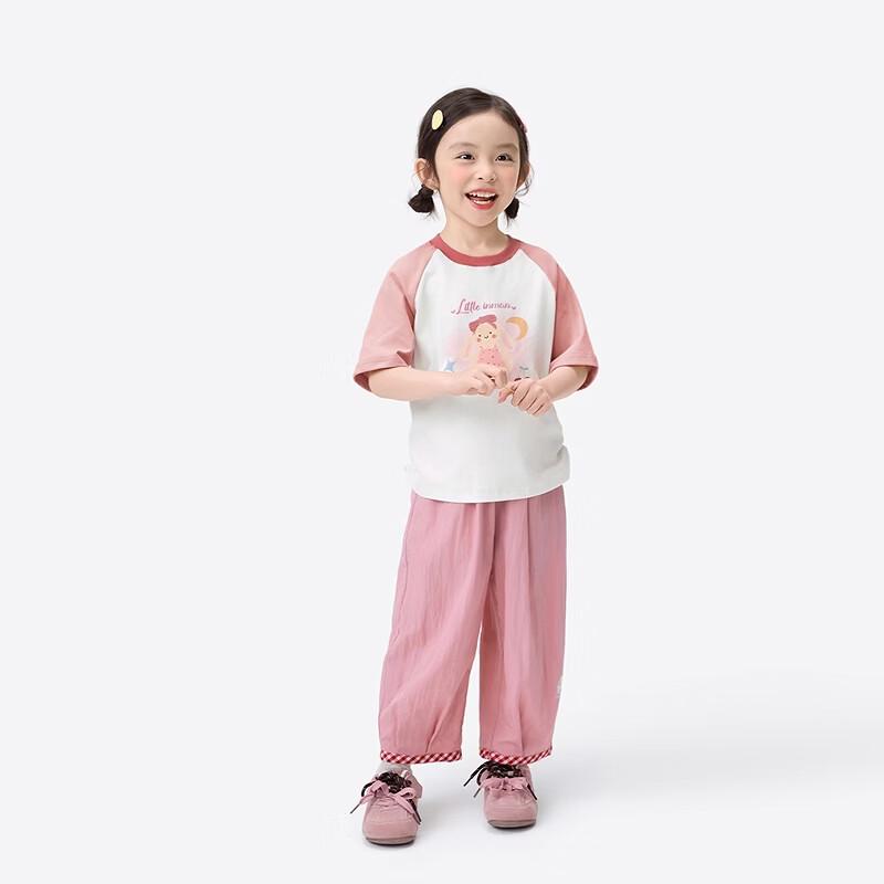 Girls' Cartoon Print Short-Sleeve T-Shirt