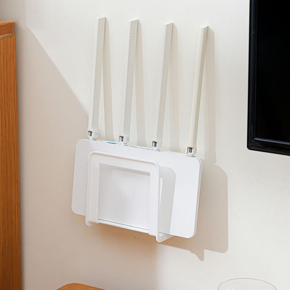 Non-Marking Hooks Floating Shelf Router Shelf Wall Mounted Rack