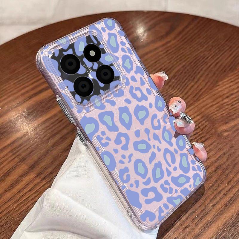 Leopard Print Phone Case For Xiaomi Redmi Note 15 Pro 4G Funda Redmi Note 14 13 Pro 5G Clear TPU Silicone Soft Cover