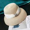 Straw Sun Hat for Women - UPF Protection, Fashionable Diamond Design, Breathable, Inelastic, Summer Fishermans Hat with Trendy Look