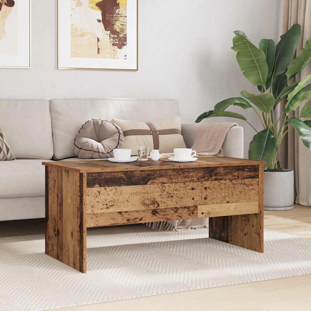 Vintage Wood Coffee Table 102 x 50.5 x 46.5 cm Particleboard