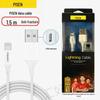PISEN 3-in-1 Charging Cable for Apple and Android Devices
