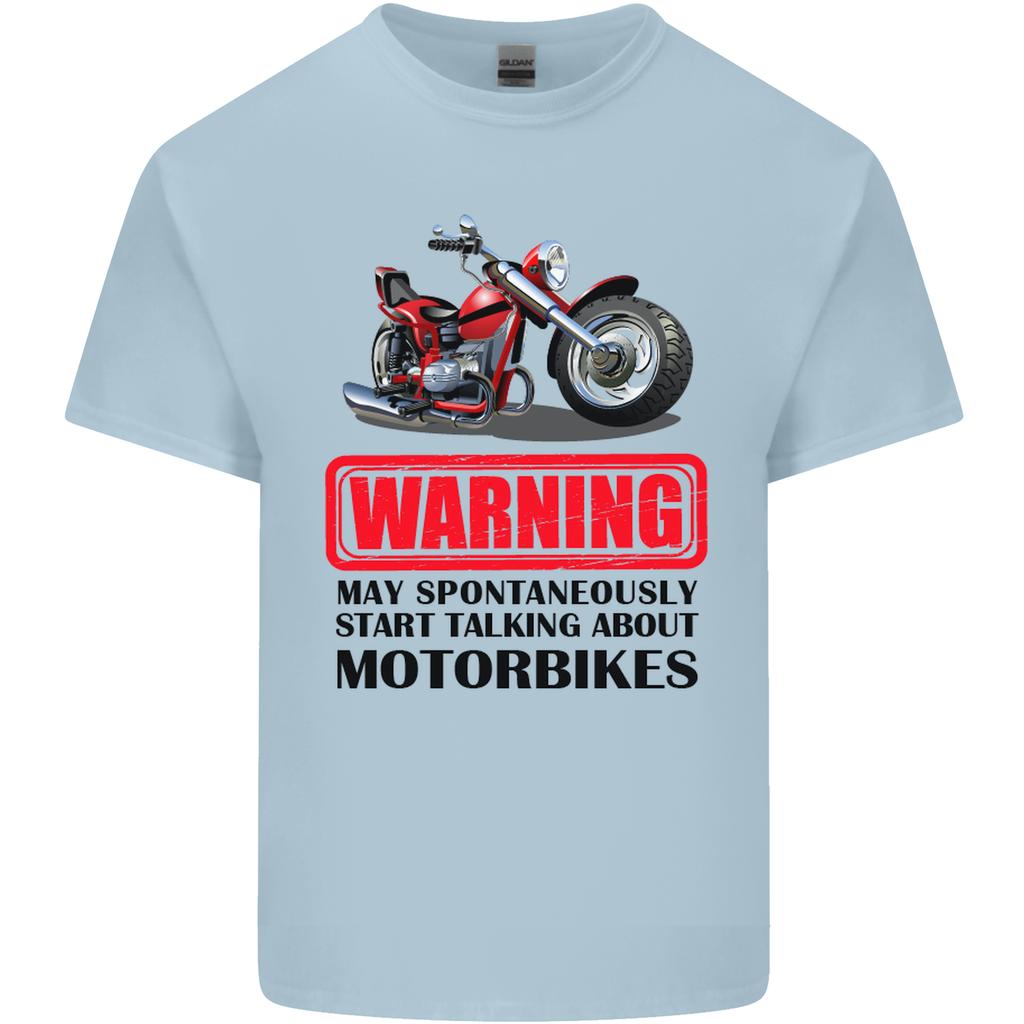 Start Talking About Motorbikes Motorcycle Unisexs Light Cotton TShirt