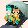 Baby Car Seat Toys Baby Hanging Toys Stroller Crib Gym or CarSeat with Teether Rattle & Tummy Time Mirror Sensory Toys Gifts