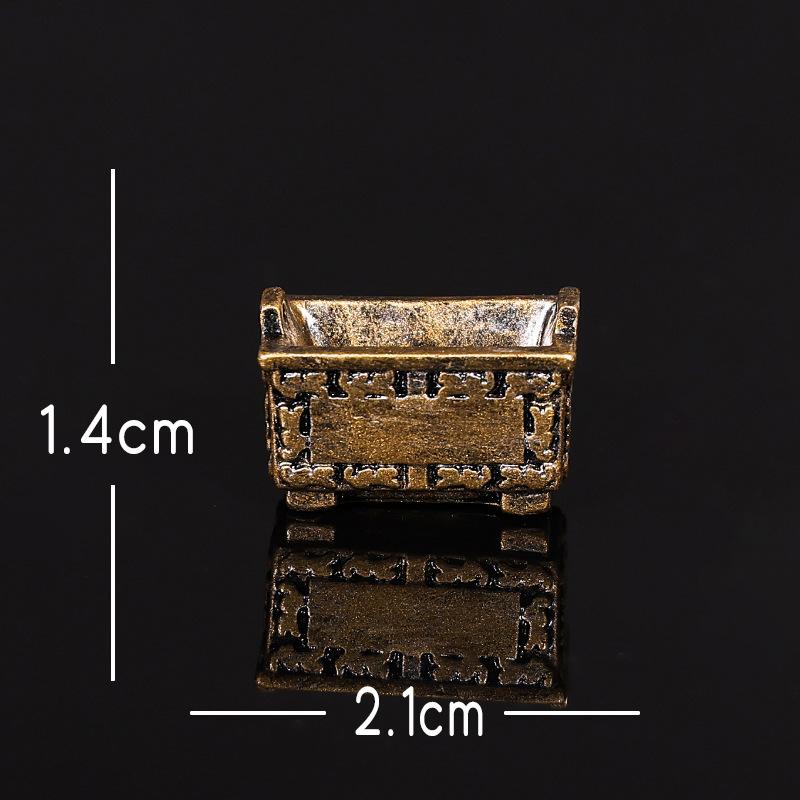 Micro-landscape Simulation Bronze Ware, Garden Landscaping, Home Desktop, Resin Craft Decorative Items, Small Ornaments and Accessories