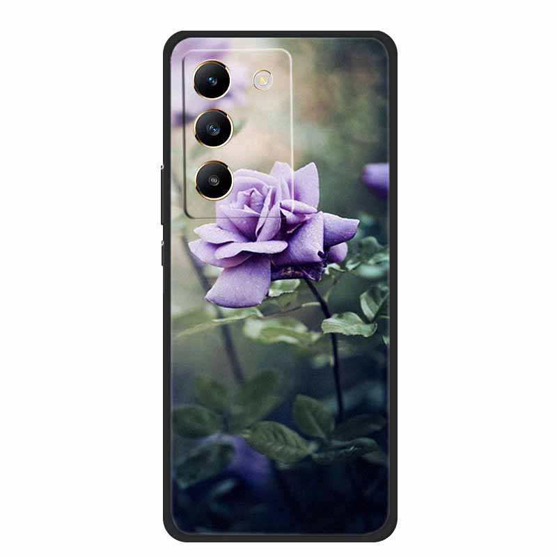 Phone Case For Vivo V30 Lite 4G Back Cover Case Shockproof Black Silicone Soft Funda For Vivo V30 Lite Case 6.67" V 30 Lite Capa