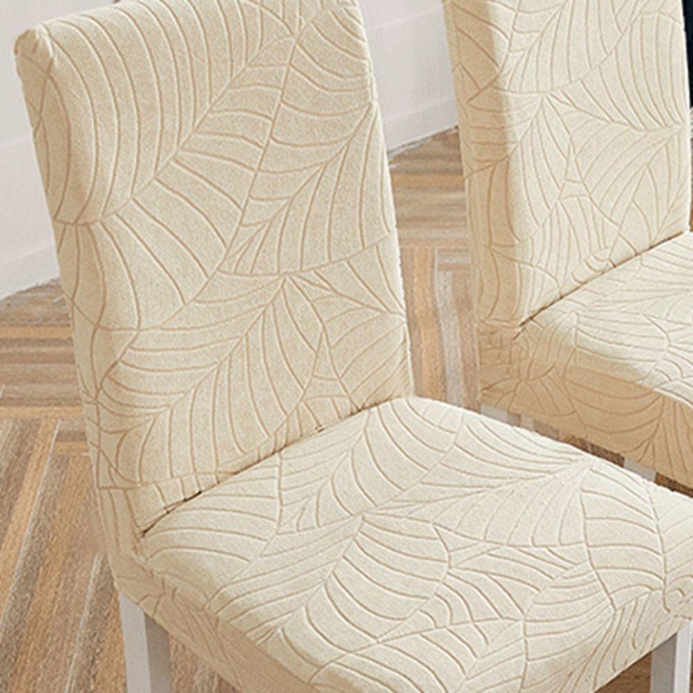 Dacron Dining Chair Cover Jacquard Seat Covers Chair Protective Case Kitchen Chair Cover Household