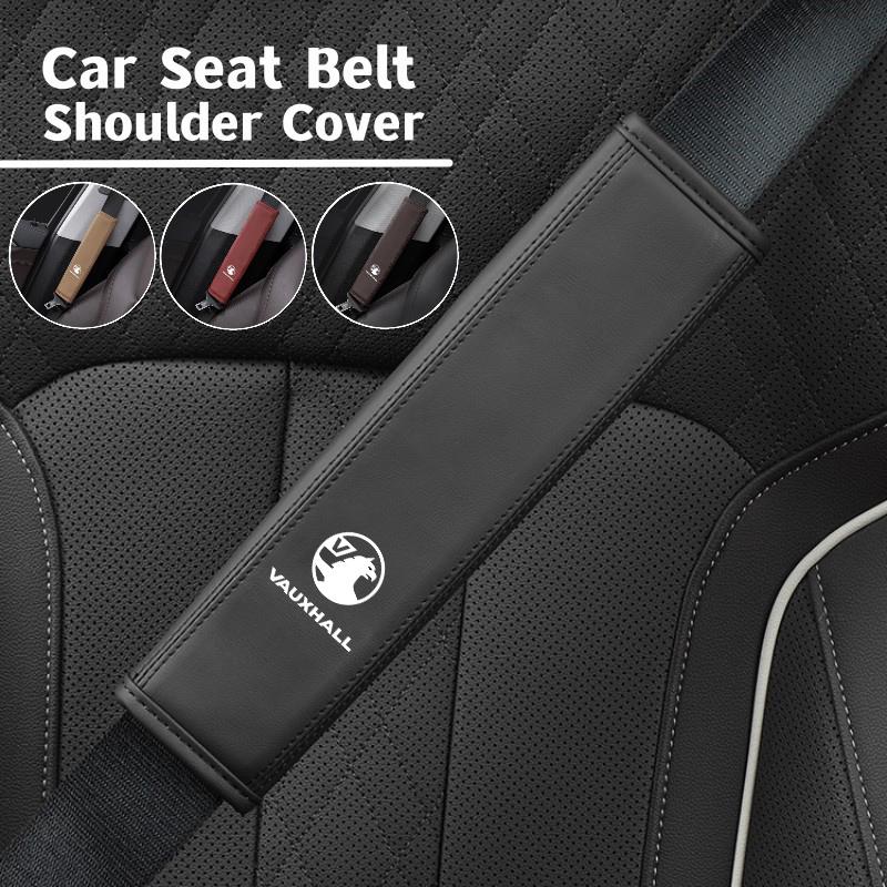 Adjustable Lengthen Car Seat Belt Cover Shoulder Padding Pad For Vauxhall VXR Astra Tigra Zafira Vectra Sign