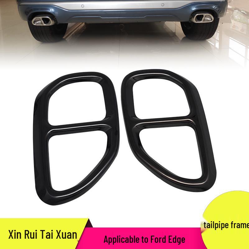 

Ford Escape Silver Stainless Steel Exhaust Tailpipe Frame Cover