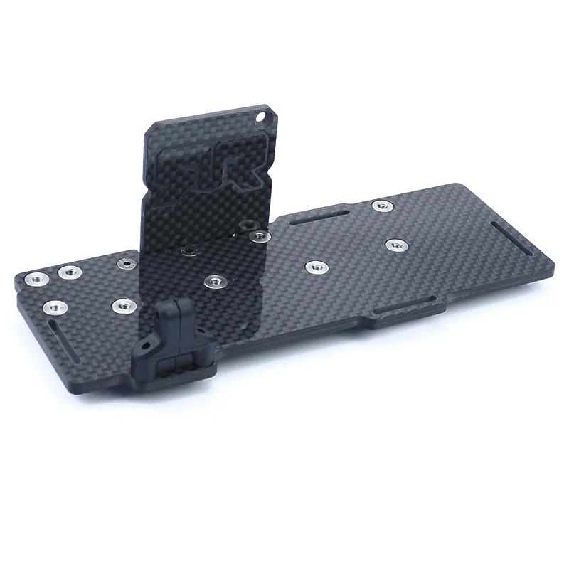 Carbon Fiber Simulation Battery Tray Set Battery Box for 1/8 ARRMA TYPHON KRATON MOJAVE NOTORIOUS Car Truck Upgrade Parts