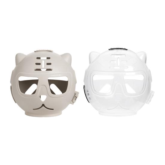 Ochranná kapuce pro kočky, prodyšná, helma ve tvaru kočky, pro koťata, s ventilačními otvory, pro pooperační zotavení, stříhání drápků, koupání