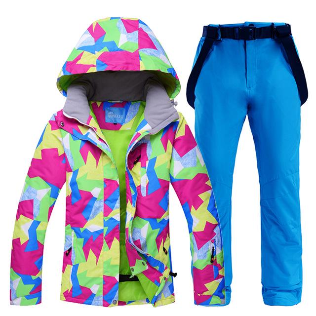 Combinaison De Ski Femme Une Pièce - Imperméable, Coupe-vent, Avec Capuche - Style élégant Pour La Neige