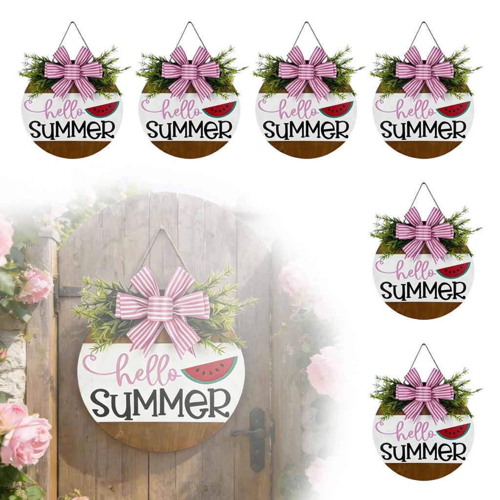 Wooden Hanging Tags, Hanging Signs, Summer Sweet Watermelon, Outdoor Garden,  Courtyard Decoration,