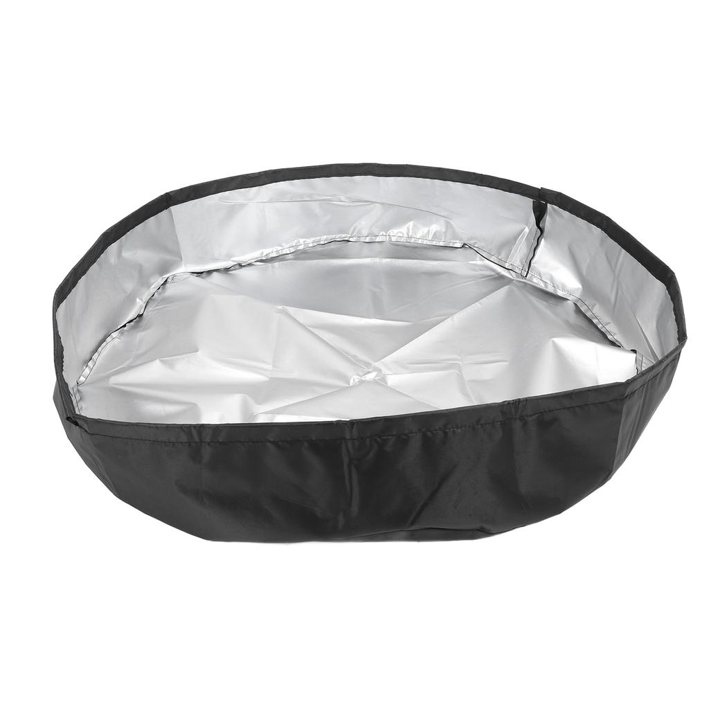 Ice Tub Cover 420D Oxford Cloth Sun Proof Snow Proof Dust Proof Ice Bath Tub Cover for Outdoor L